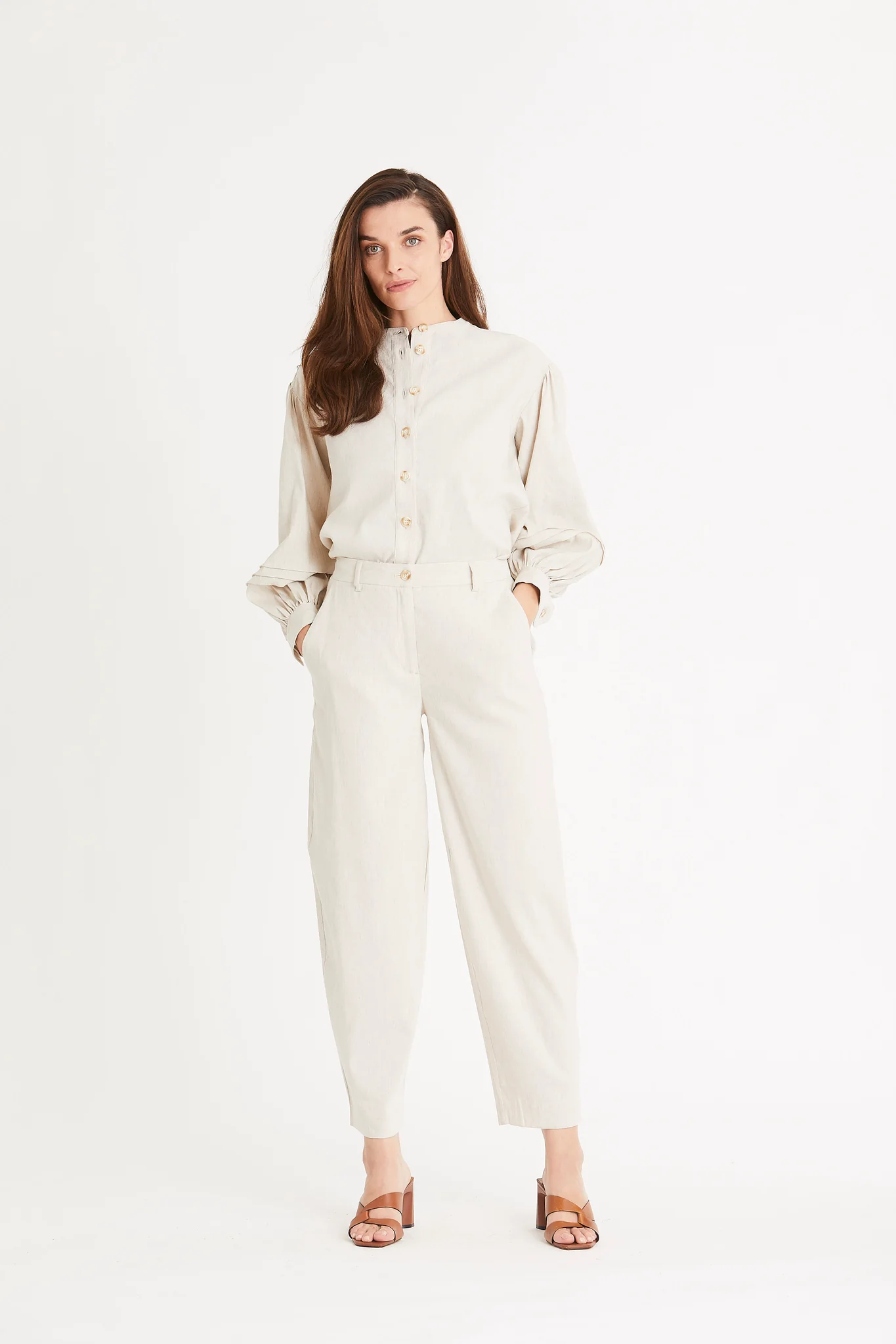 Rue De Femme Hosana Pants - Vanilla Cream