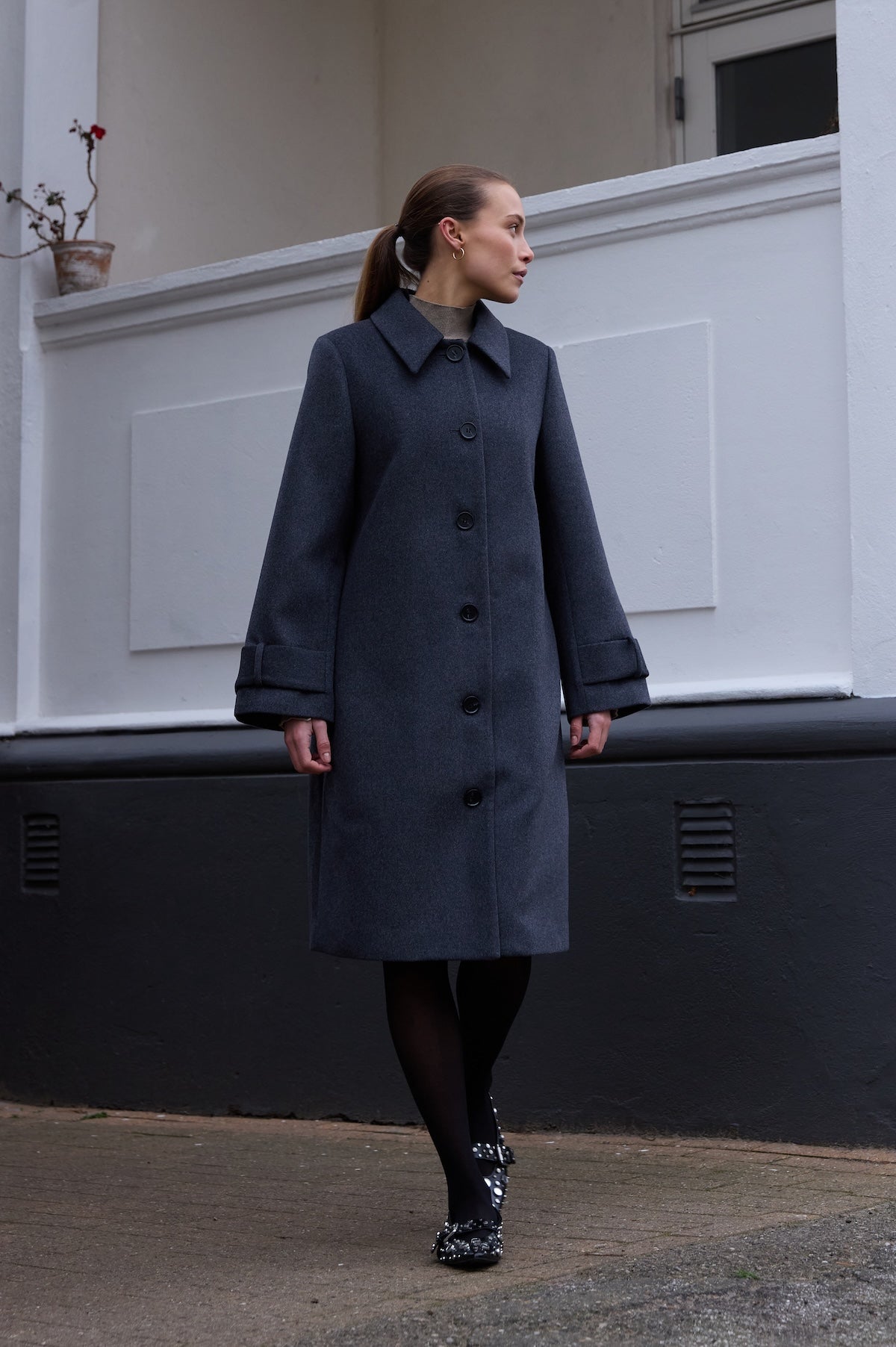 Rue De Femme Lina Coat - Storm Grey