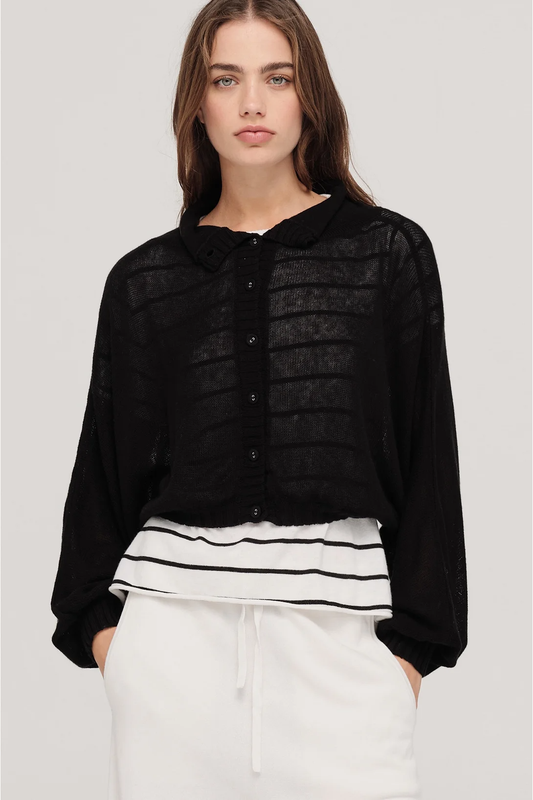 Taylor Reversible Uphold Sweater - Black