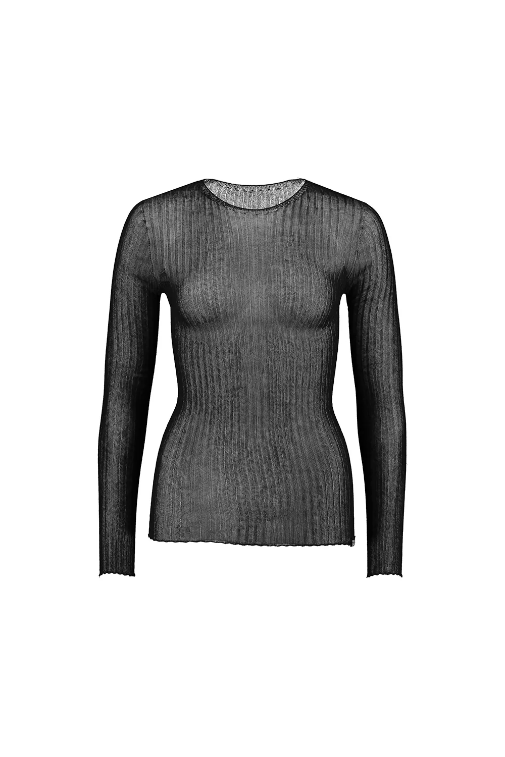 Standard Issue Cotton Tulle Crew - Black