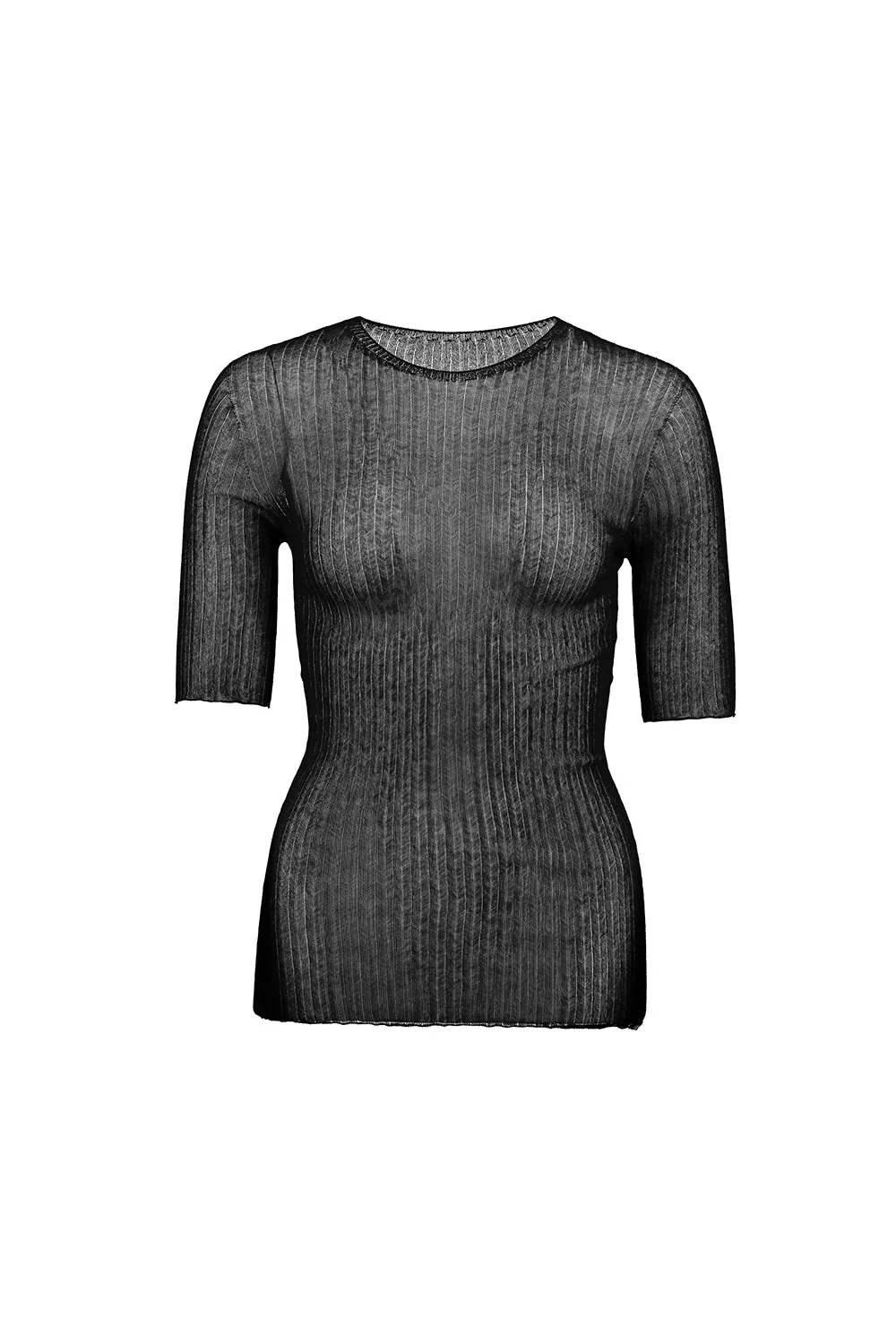 Standard Issue Cotton Tulle T-Shirt - Black