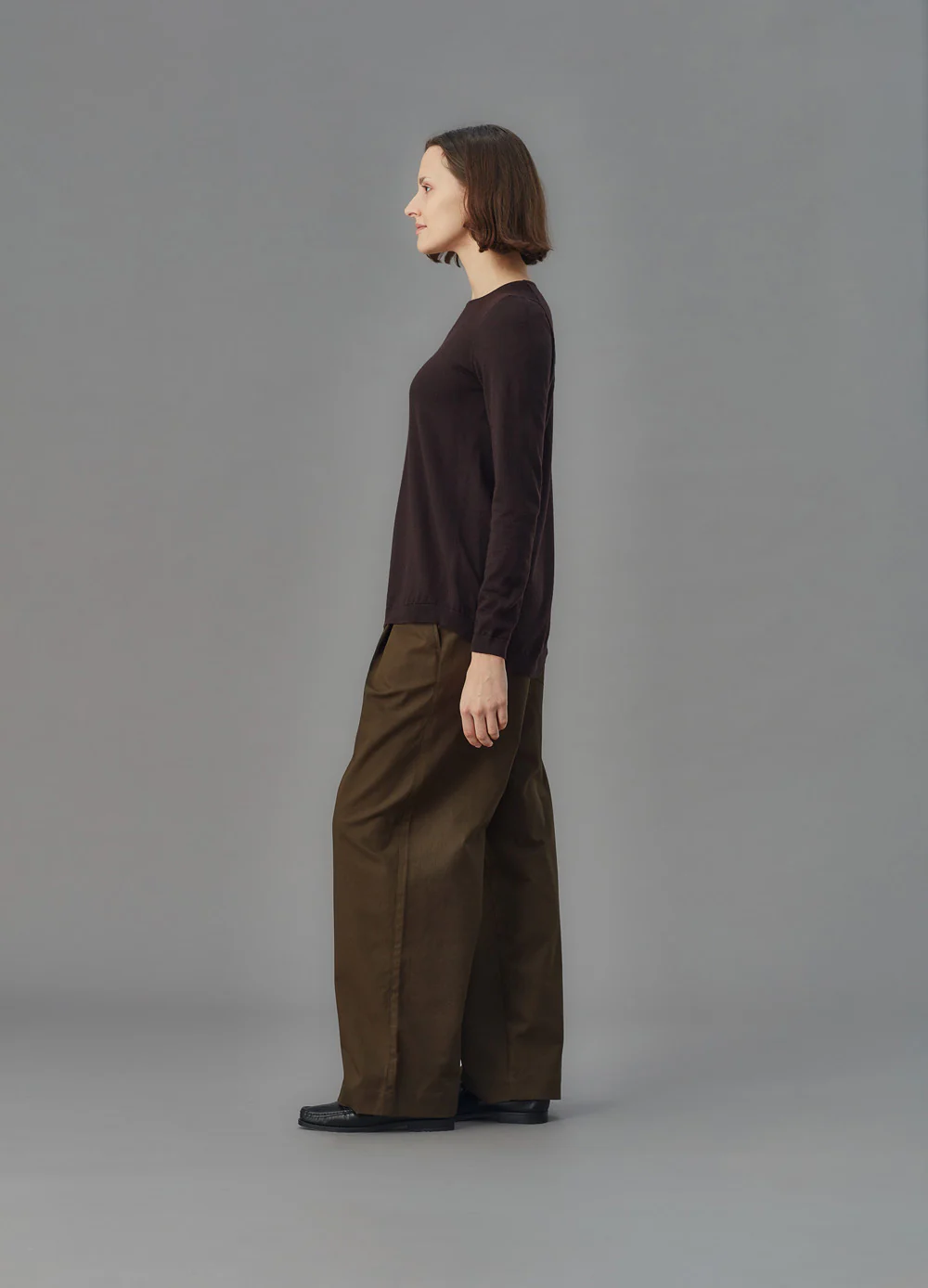 Standard Issue Merino Swing Sweater - Umber