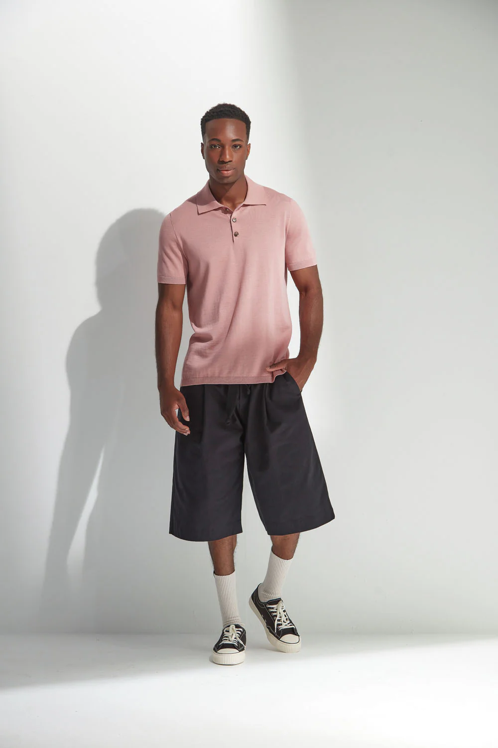 Standard Issue Cotton Broadcloth Universal Bermuda - Black