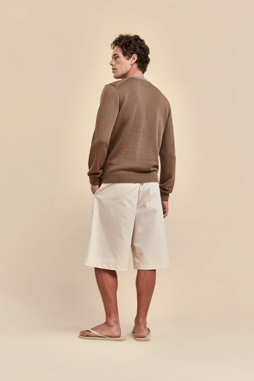 Standard Issue Cotton Broadcloth Universal Bermuda Short - Fossil