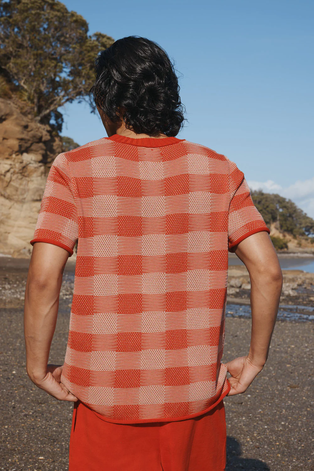 Standard Issue Cotton Universal Plaid T-Shirt - Lambert/Blossom