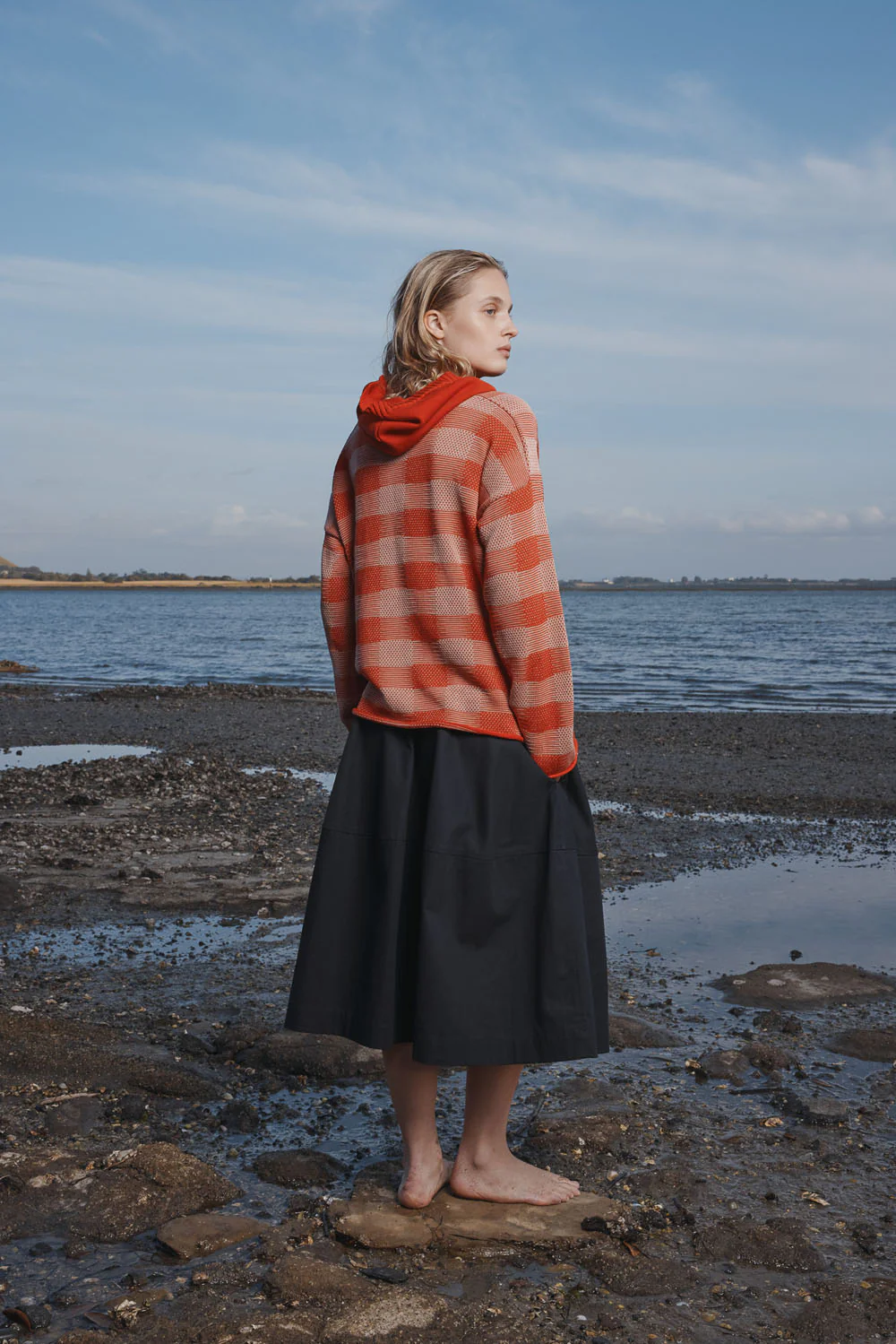 Standard Issue Cotton Universal Plaid Hoodie - Lambert/Blossom