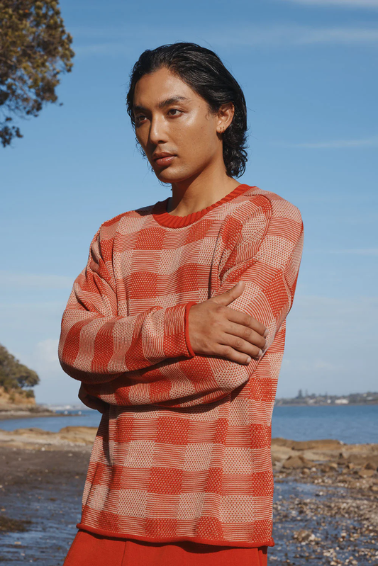 Standard Issue Cotton Universal Plaid Pullover - Lambert/Blossom