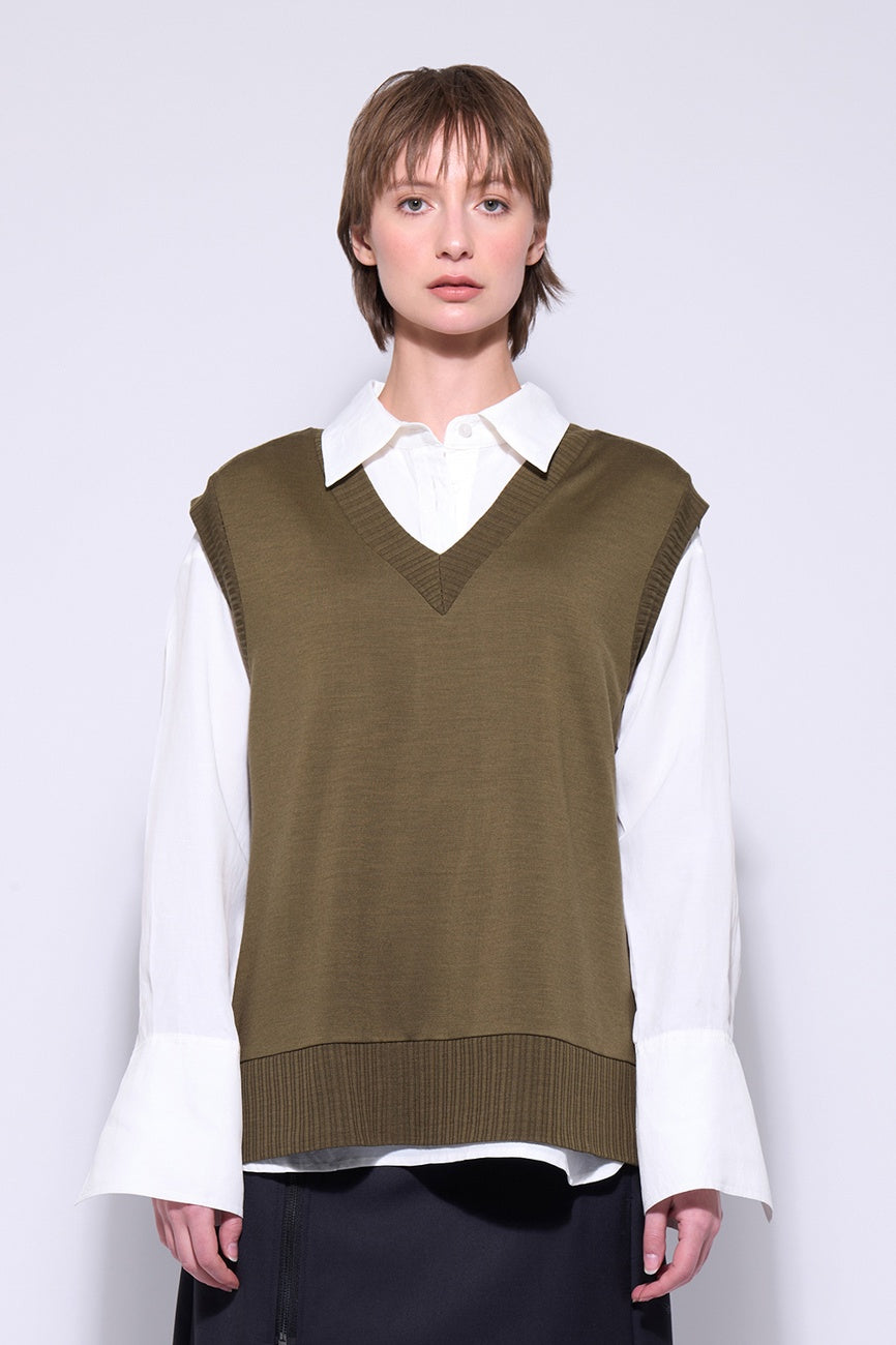 Neris Back Story Vest - Pesto
