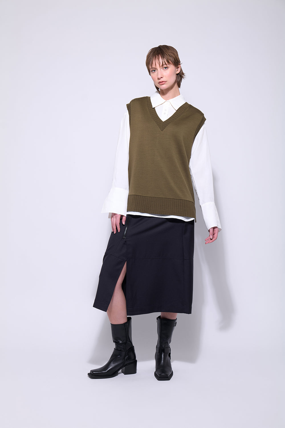 Neris Back Story Vest - Pesto