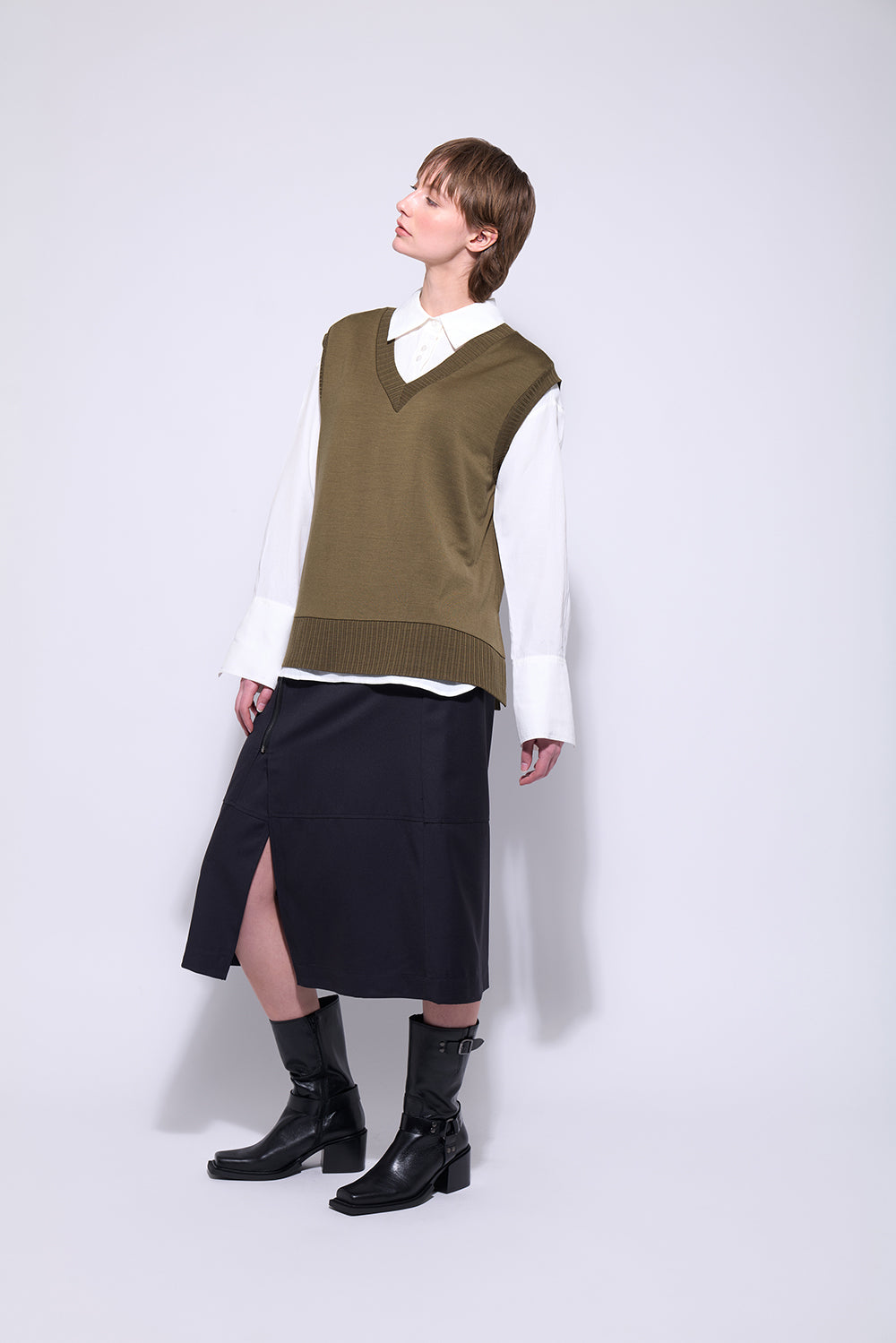 Neris Back Story Vest - Pesto