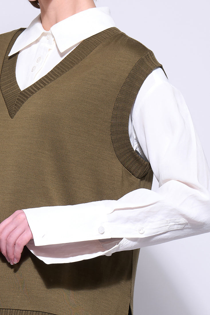 Neris Back Story Vest - Pesto