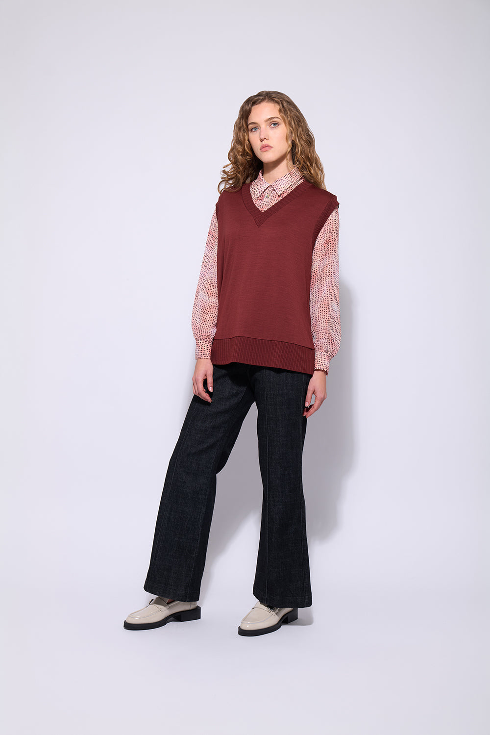 Neris Back Story Vest - Red Clay