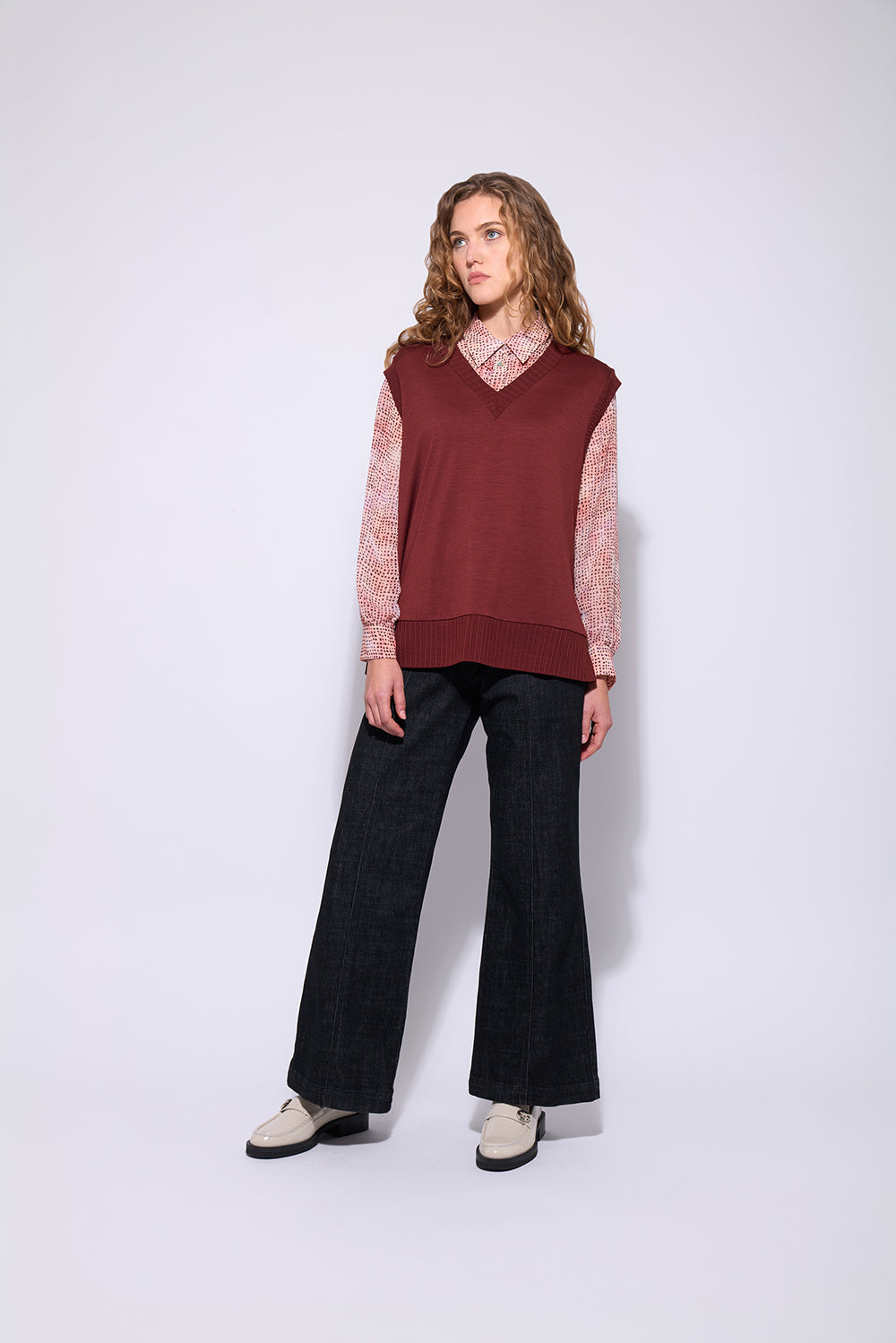 Neris Back Story Vest - Red Clay