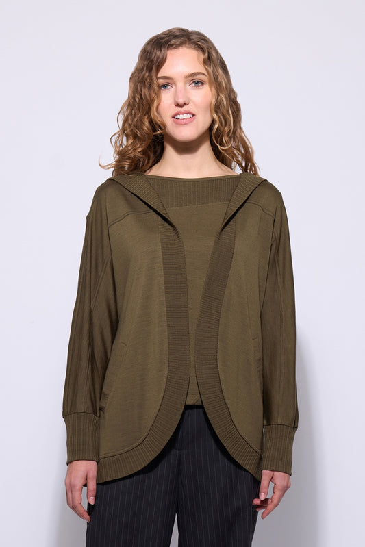 Neris The Weekender Merino - Pesto