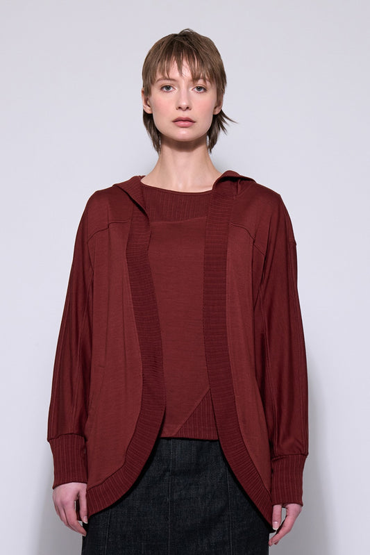 Neris The Weekender Merino - Red Clay