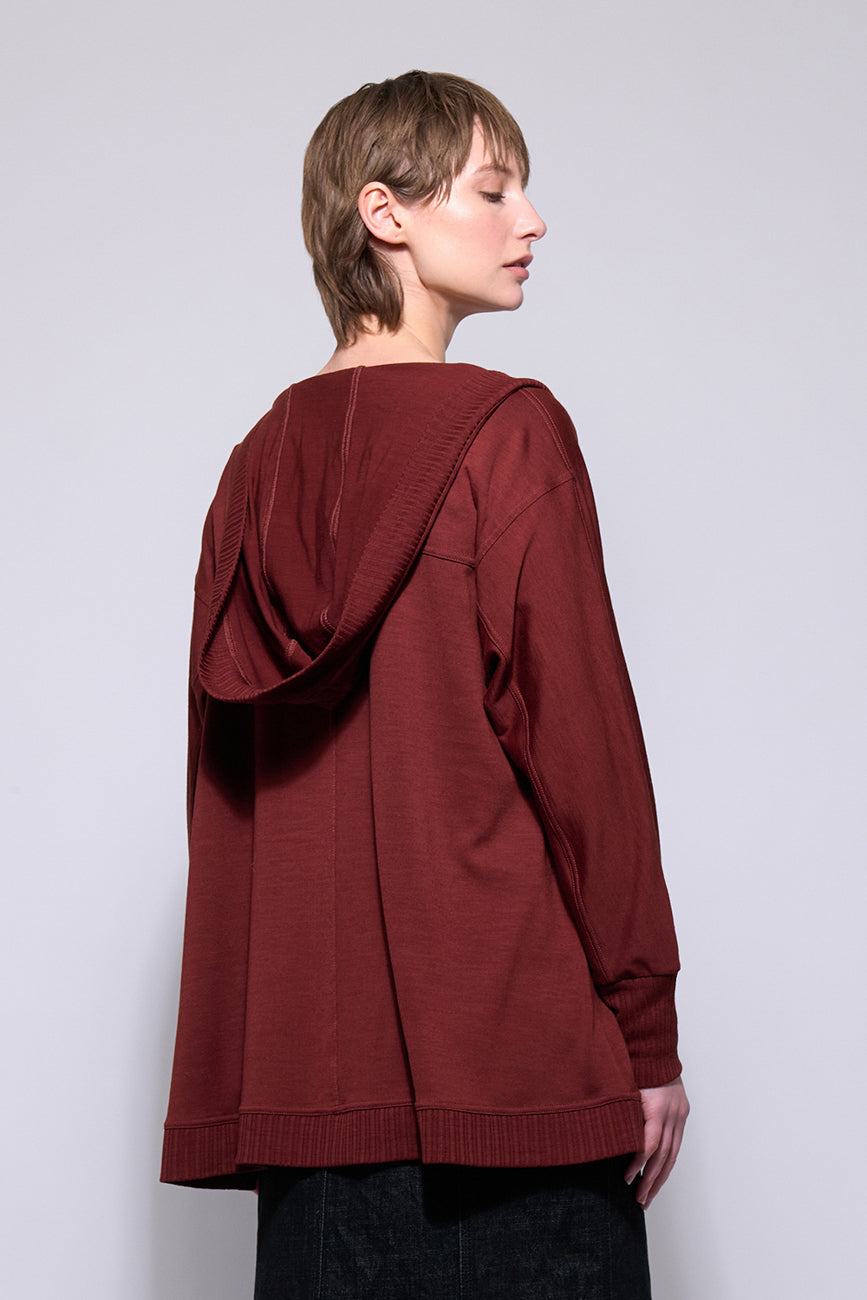 Neris The Weekender Merino - Red Clay