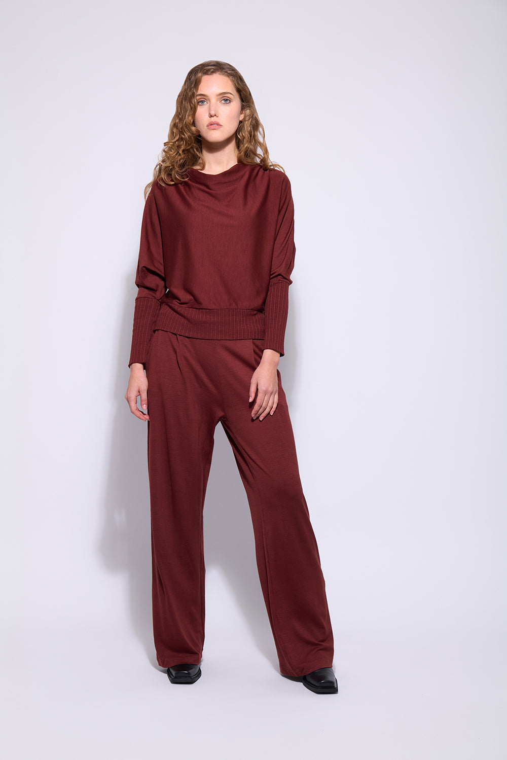 Neris Lounge Upgrade Pant - Red Clay