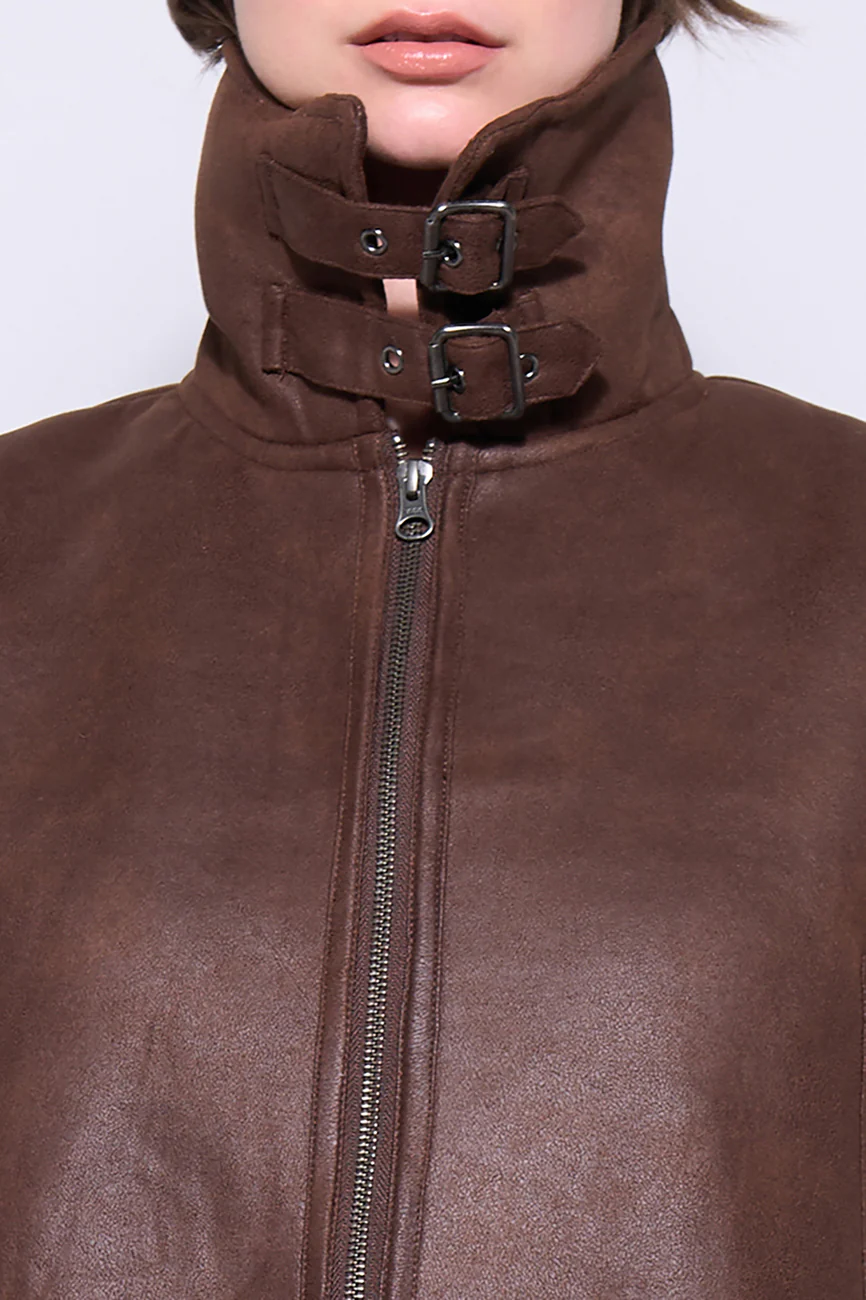 Neris Hyde Park Vest - Sepia