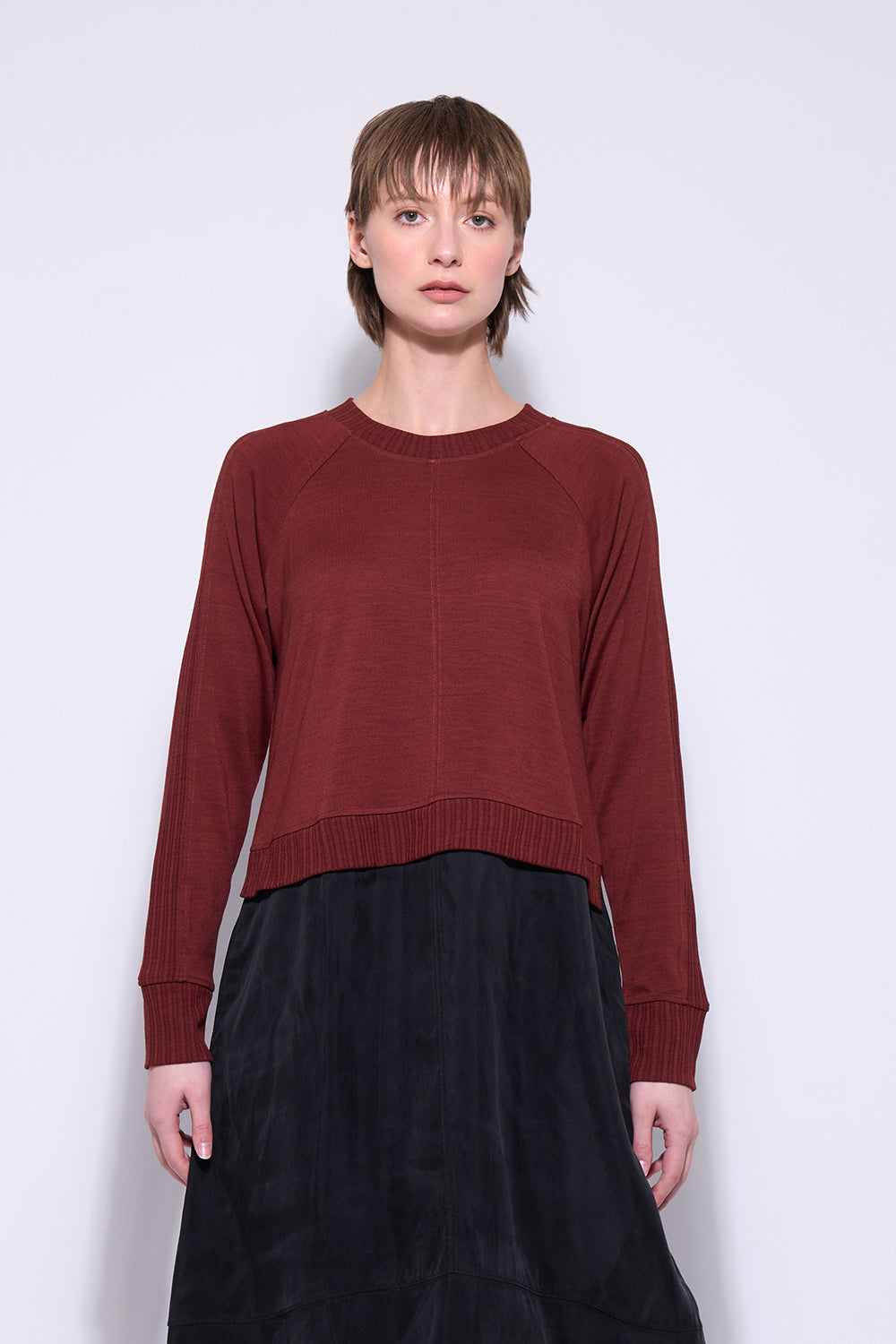 Neris Mix It Up Dress - Red Clay