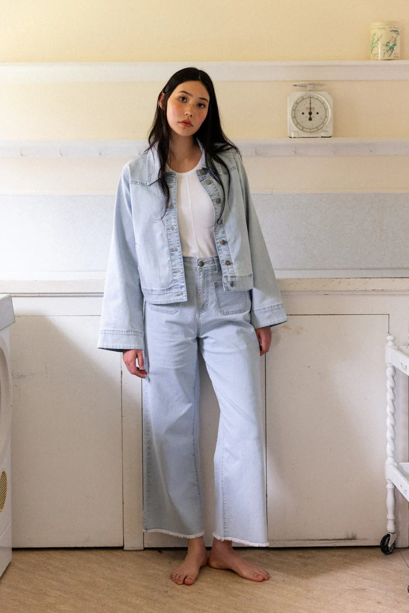 Neris Go West Jacket - Blue Stone