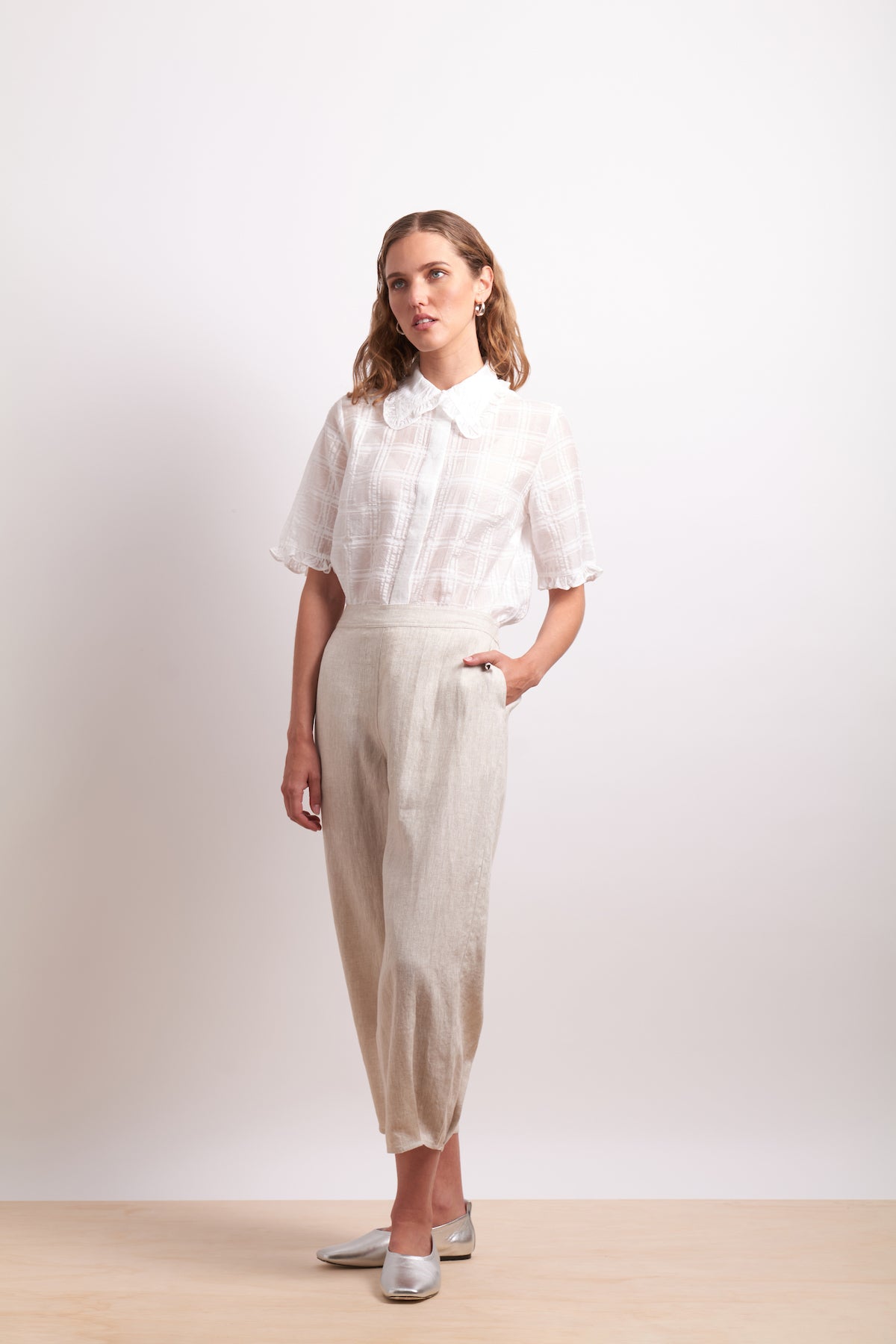 Neris Feature Act Pant - Sesame