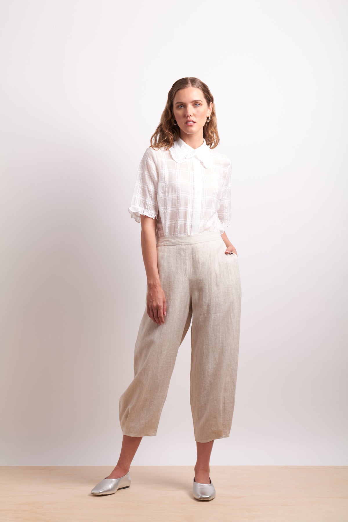 Neris Feature Act Pant - Sesame
