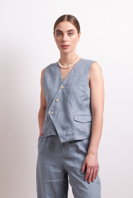 Neris High Life Vest - Dove