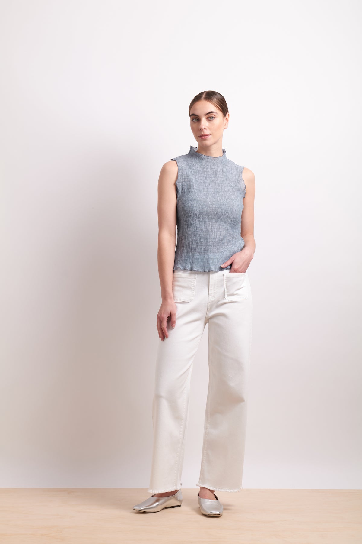 Neris The Crush Shell Top - Illusion