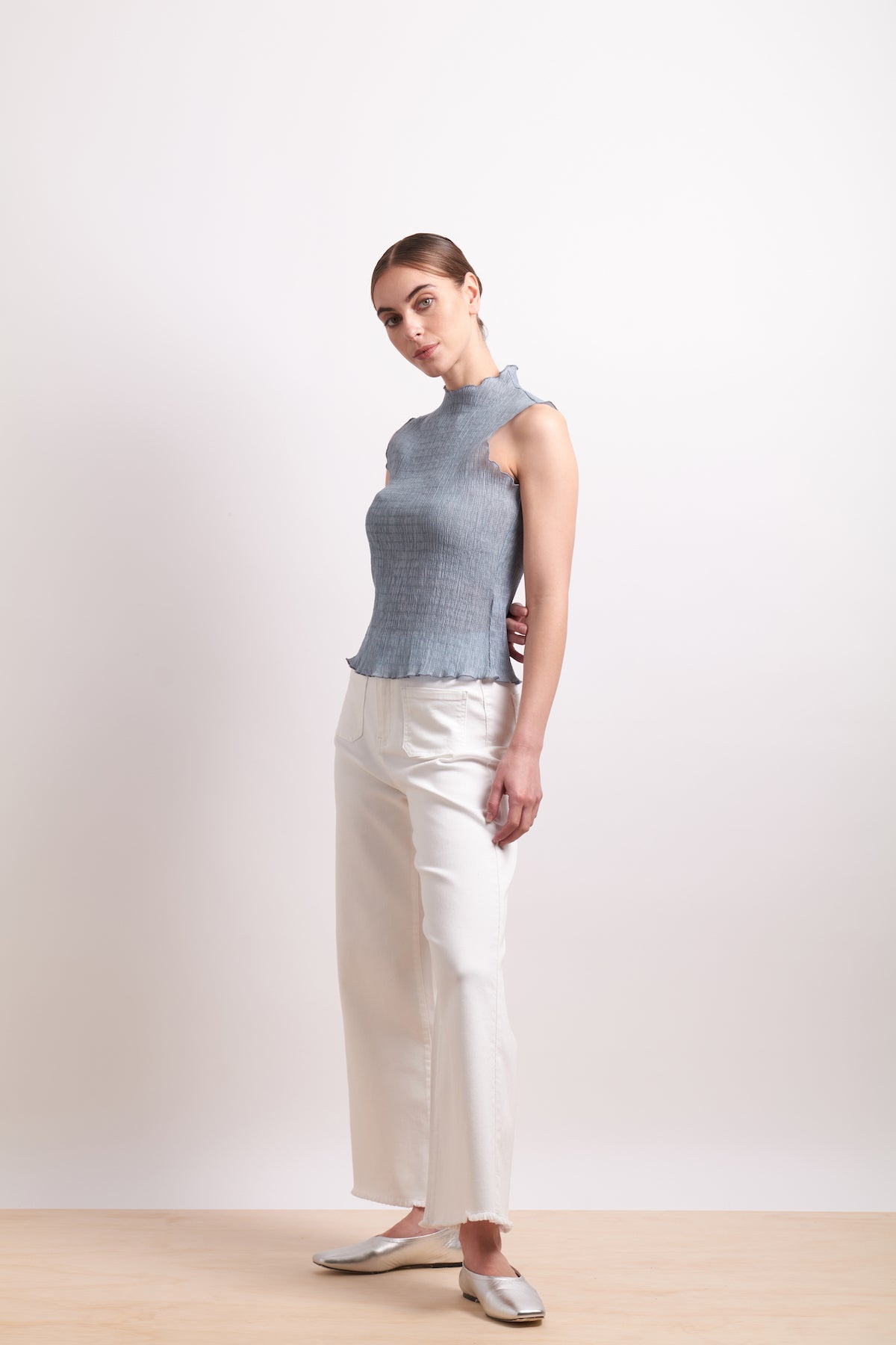 Neris The Crush Shell Top - Illusion