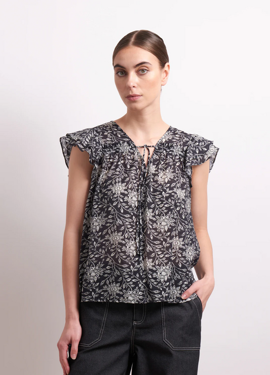 Neris In Print Top - Kohl