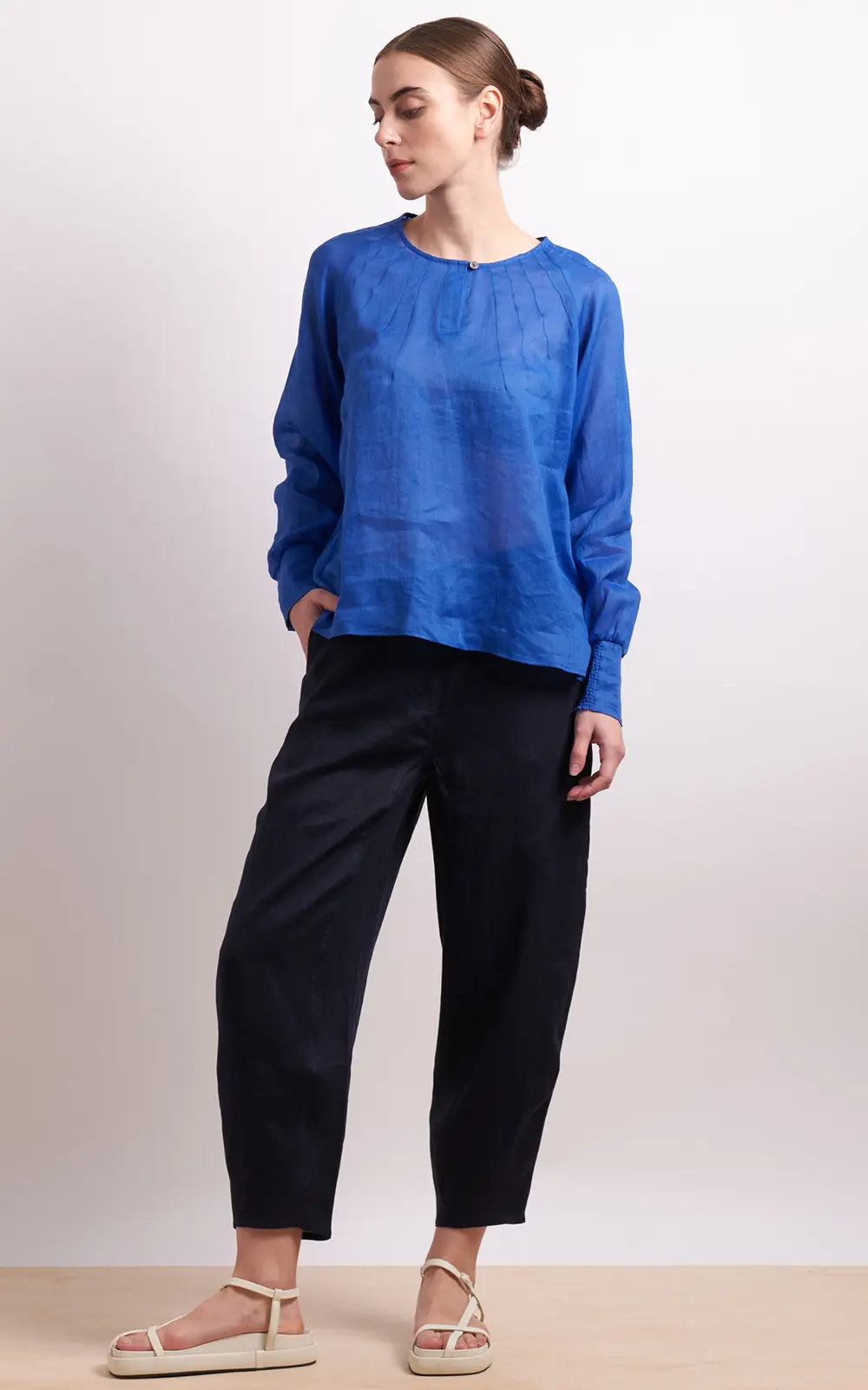 Neris Seamed Pant - Indigo
