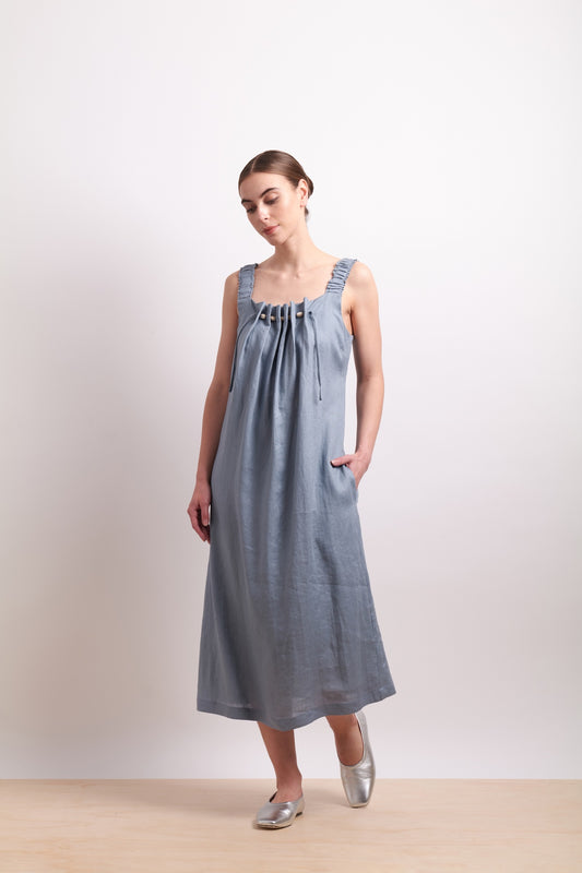 Neris Thru & Thru Dress - Dove