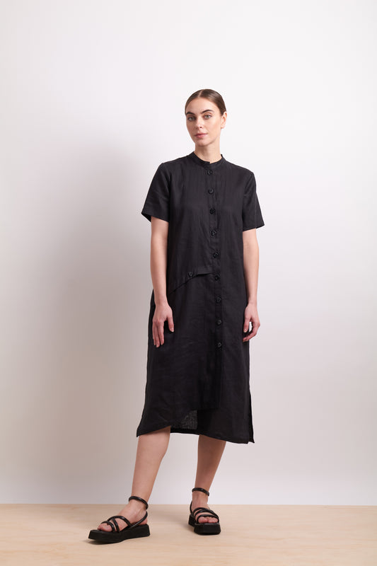 Neris Divine Angles Dress - Black