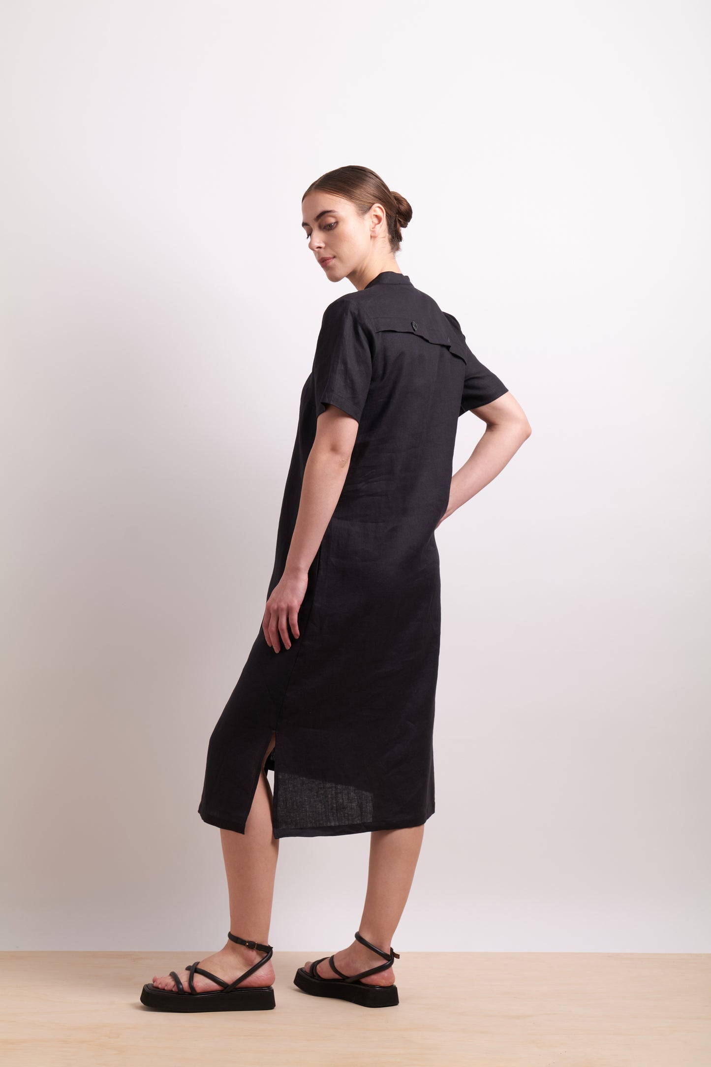 Neris Divine Angles Dress - Black