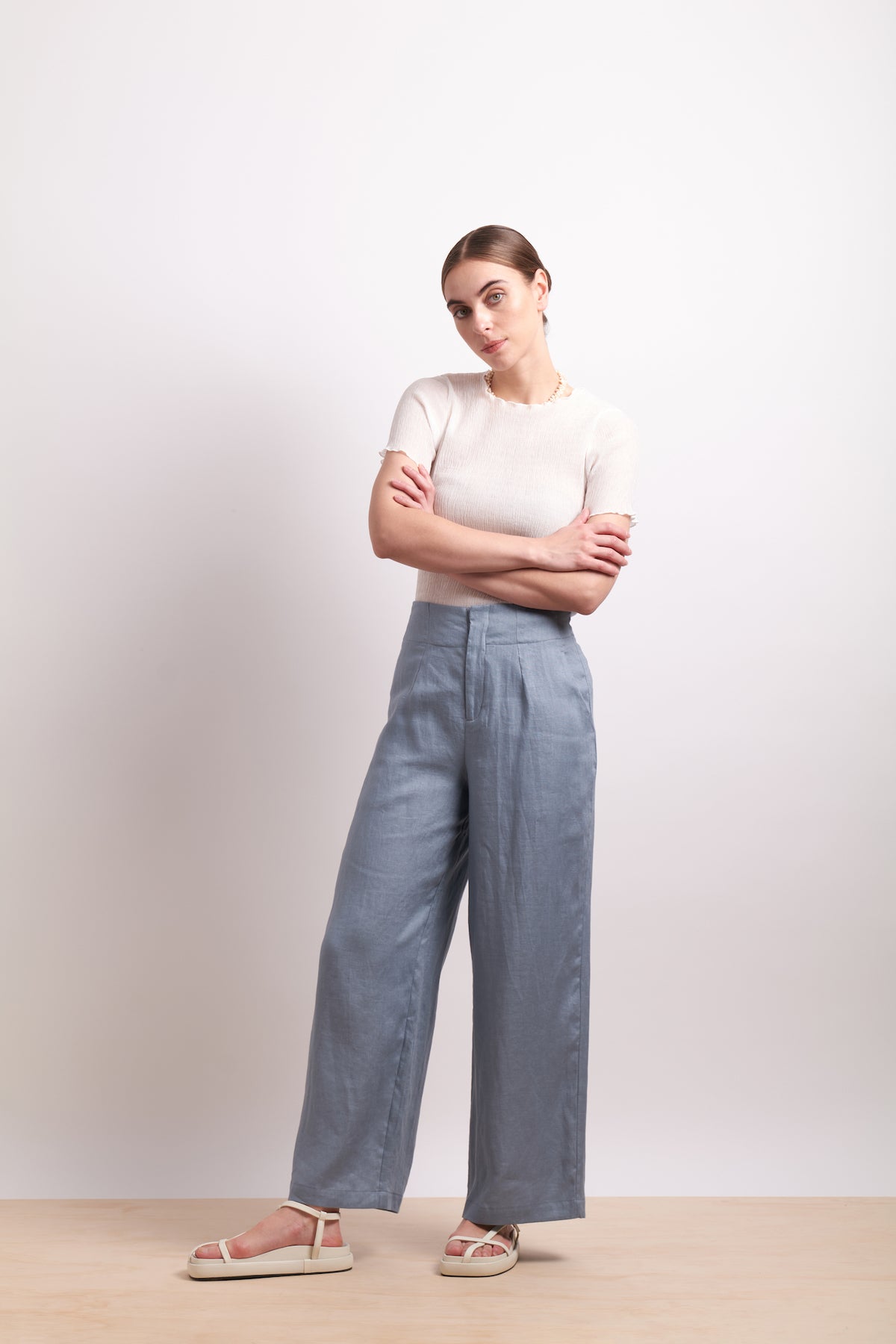 Neris The Crush Top - White