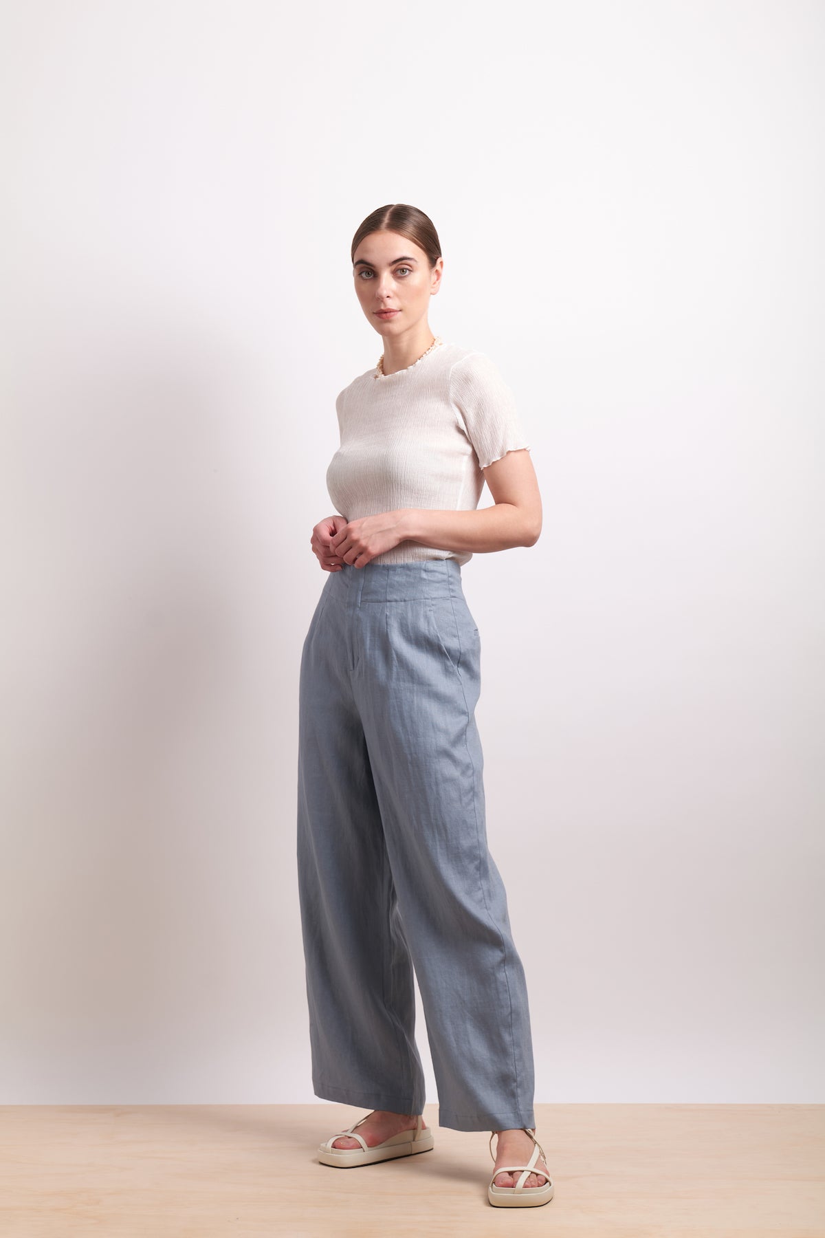 Neris The Crush Top - White