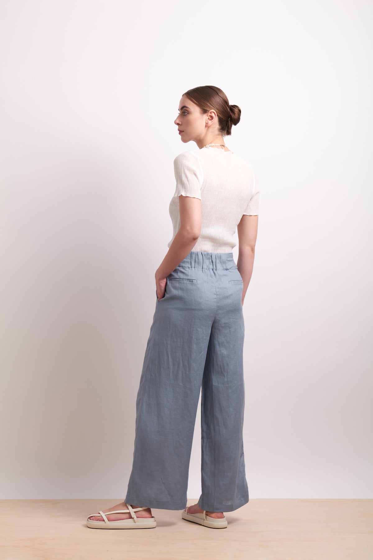 Neris The Crush Top - White