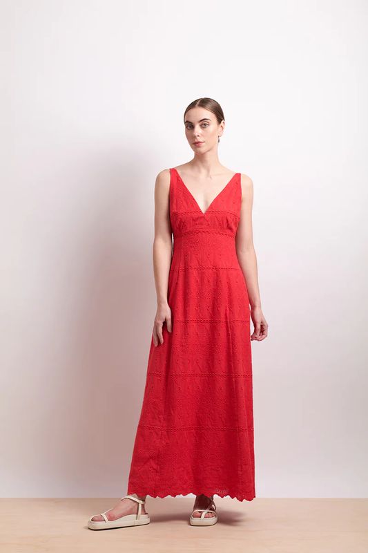 Neris The Beau Dress - Hibiscus