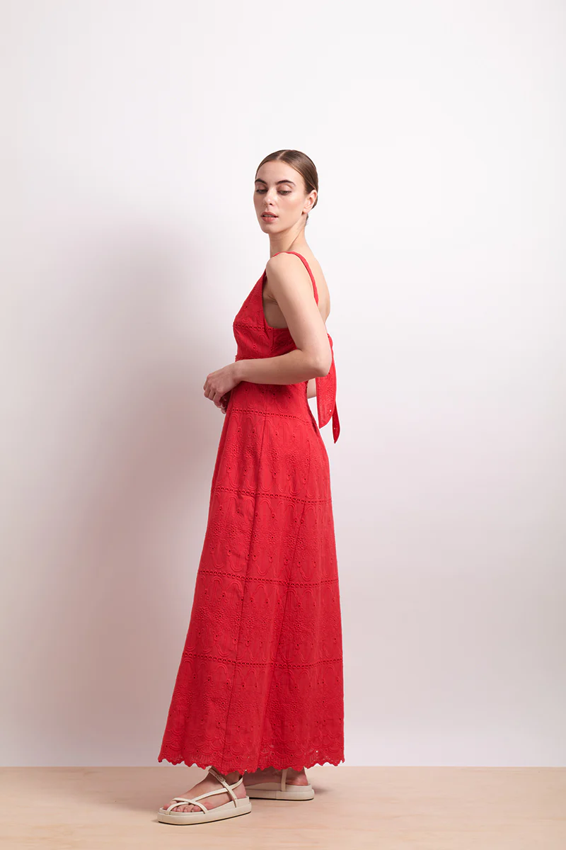 Neris The Beau Dress - Hibiscus