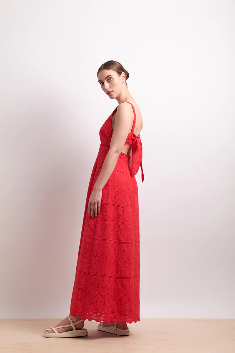 Neris The Beau Dress - Hibiscus