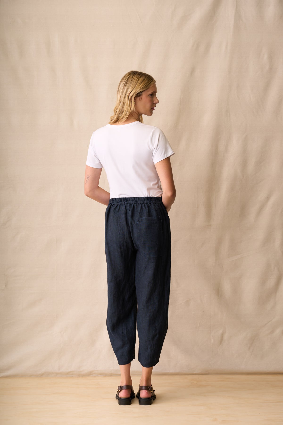 Neris Greer Pant - Twilight/Denim Stitch