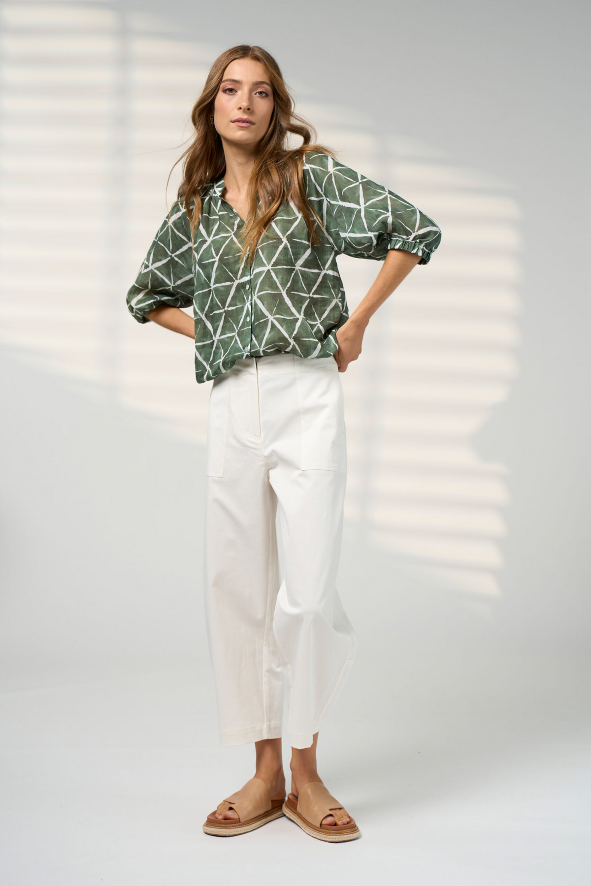 Madly Sweetly Edge Pant - Silk White