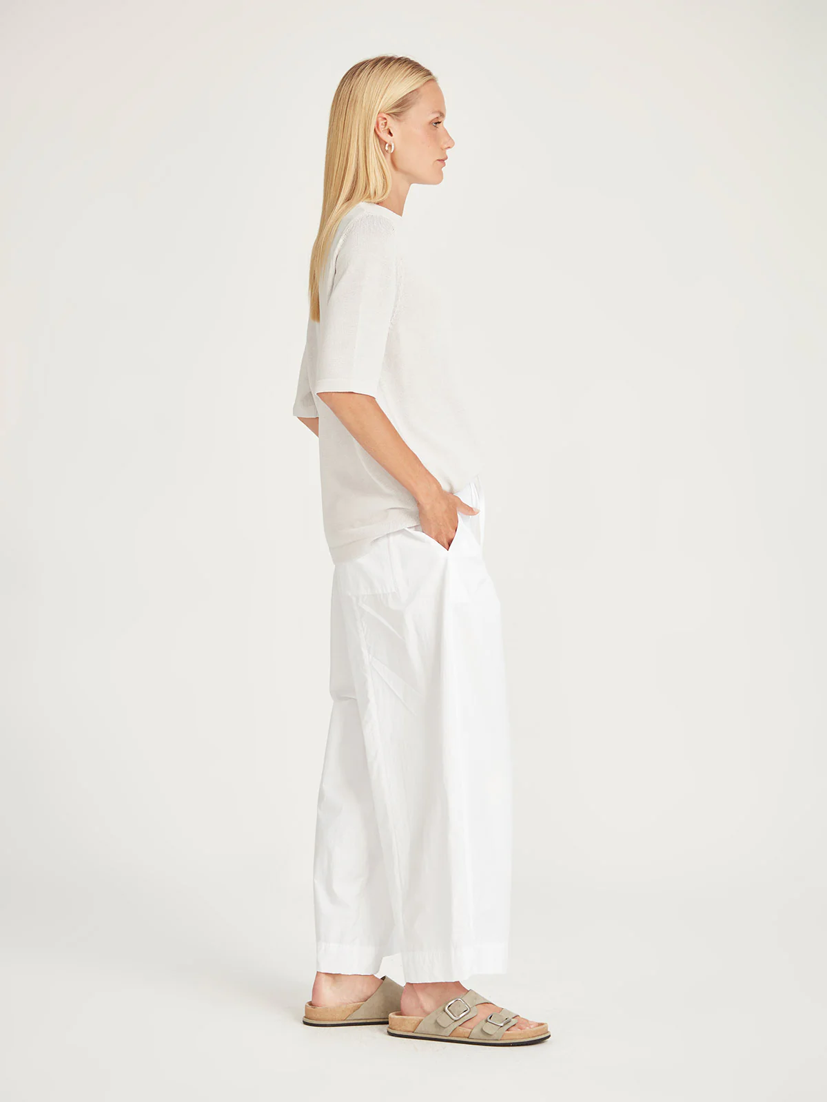 Sills Echo Knit Tee - Pumice