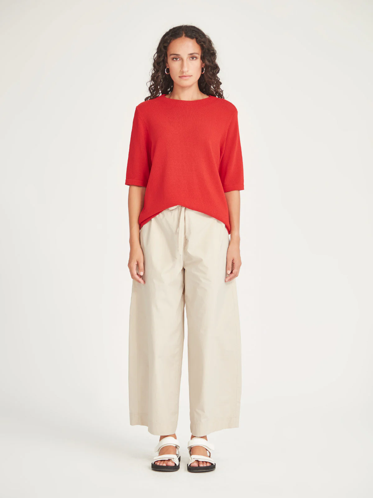 Sills Echo Knit Tee - Scarlet
