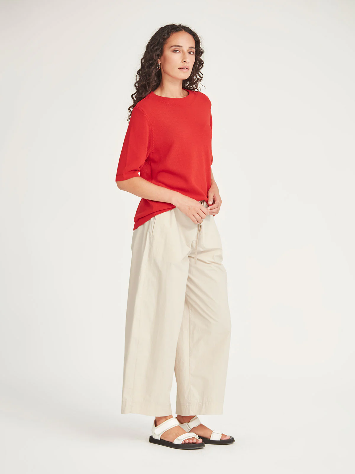Sills Echo Knit Tee - Scarlet
