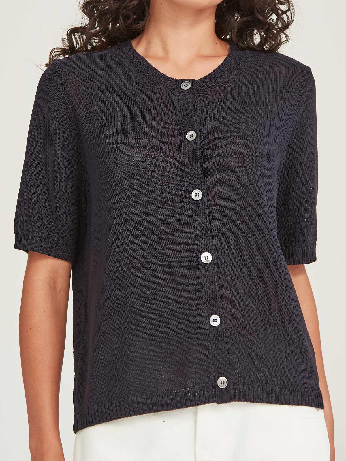 Sills Otto Cardigan - French Navy