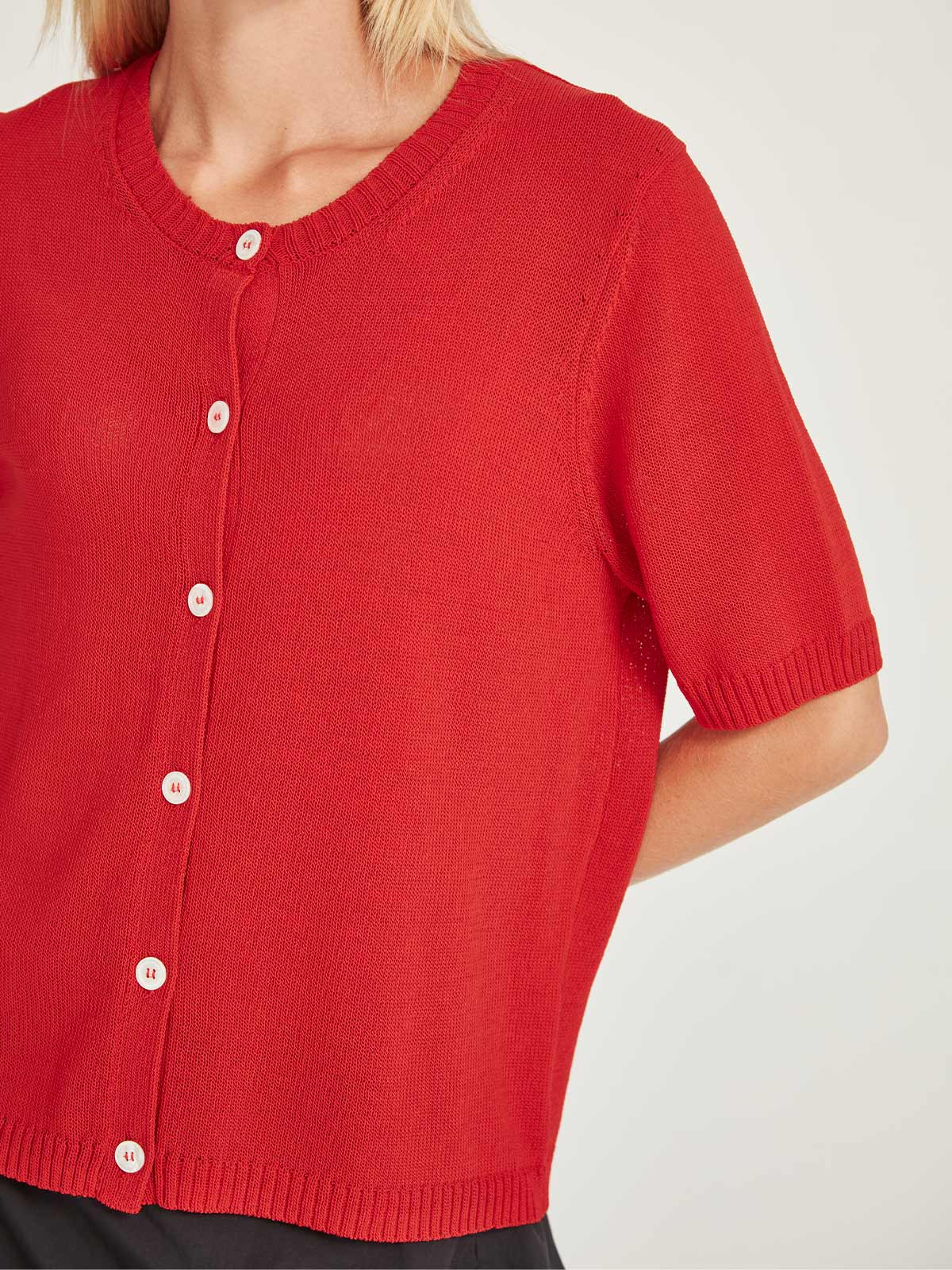 Sills Otto Cardigan - Scarlet
