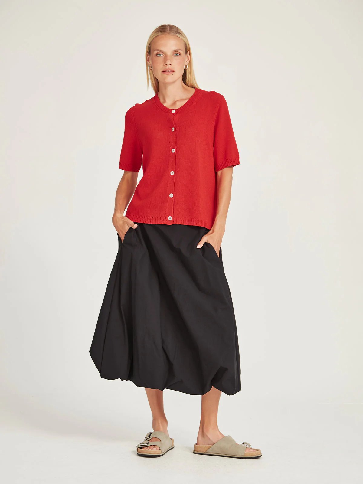 Sills Otto Cardigan - Scarlet