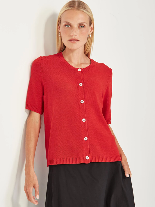 Sills Otto Cardigan - Scarlet