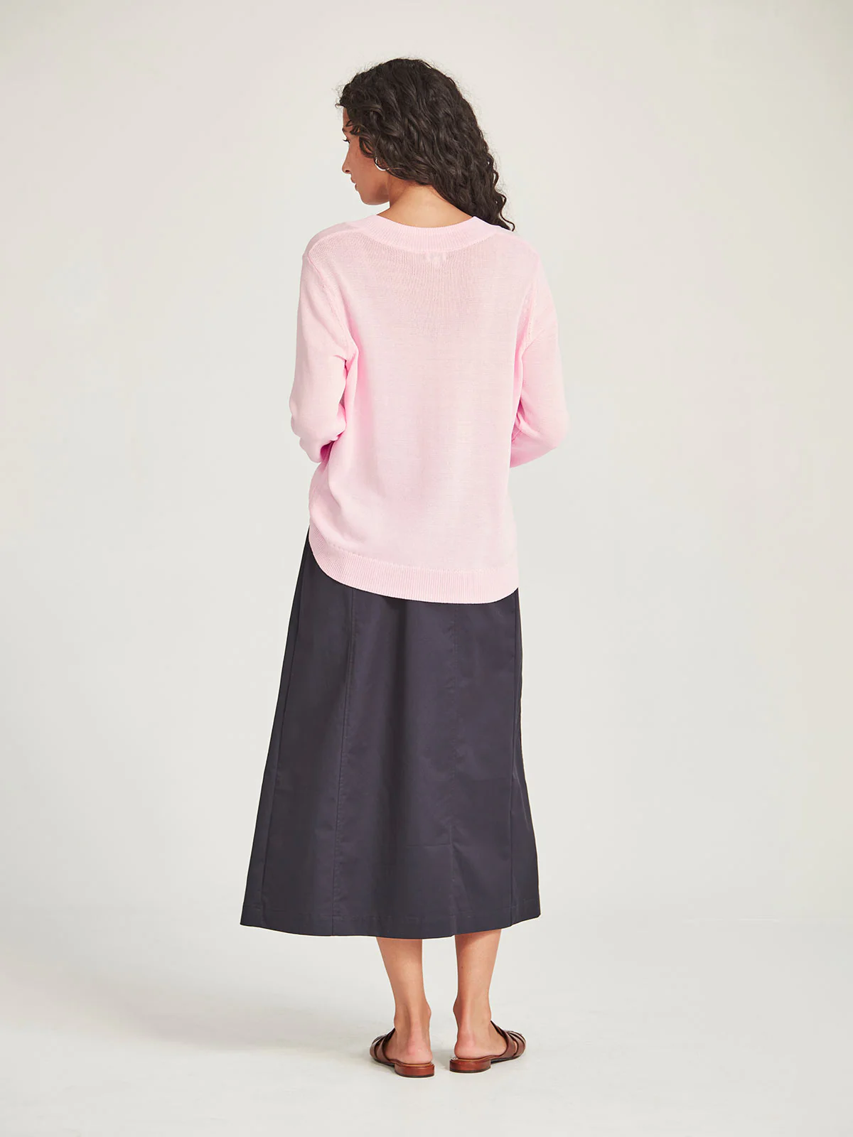 Sills Carnival V Neck Sweater - Pink Sorbet
